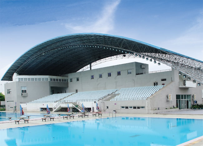 金昌游泳馆网架